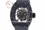 Richard Mille RM055 KVF 1:1 Best Edition Ceramic Case Rubber Strap Miyota8215