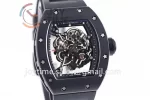 Richard Mille RM055 KVF 1:1 Best Edition Ceramic Case Rubber Strap Miyota8215