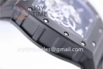 Richard Mille RM055 KVF 1:1 Best Edition Ceramic Case Rubber Strap Miyota8215