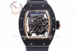 Richard Mille RM055 KVF 1:1 Best Edition Ceramic Case Rubber Strap Miyota8215