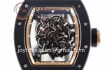 Richard Mille RM055 KVF 1:1 Best Edition Ceramic Case Rubber Strap Miyota8215