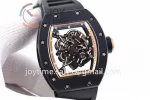 Richard Mille RM055 KVF 1:1 Best Edition Ceramic Case Rubber Strap Miyota8215