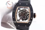 Richard Mille RM055 KVF 1:1 Best Edition Ceramic Case Rubber Strap Miyota8215