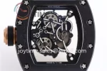 Richard Mille RM055 KVF 1:1 Best Edition Ceramic Case Rubber Strap Miyota8215