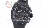 Richard Mille RM011 KVF 1:1 Best Edition Ceramic Case Rubber Strap A7750