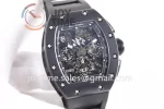 Richard Mille RM011 KVF 1:1 Best Edition Ceramic Case Rubber Strap A7750