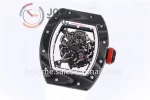 Richard Mille RM055 KVF 1:1 Best Edition Carbon Case Rubber Strap Miyota8215