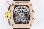 Richard Mille RM011 KVF 1:1 Best Edition RG Case Rubber Strap A7750