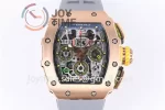 Richard Mille RM011 KVF 1:1 Best Edition RG Case Rubber Strap A7750