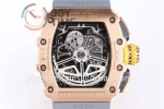 Richard Mille RM011 KVF 1:1 Best Edition RG Case Rubber Strap A7750