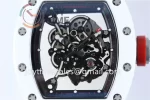 Richard Mille RM055 KVF 1:1 Best Edition Ceramic Case Rubber Strap Miyota8215