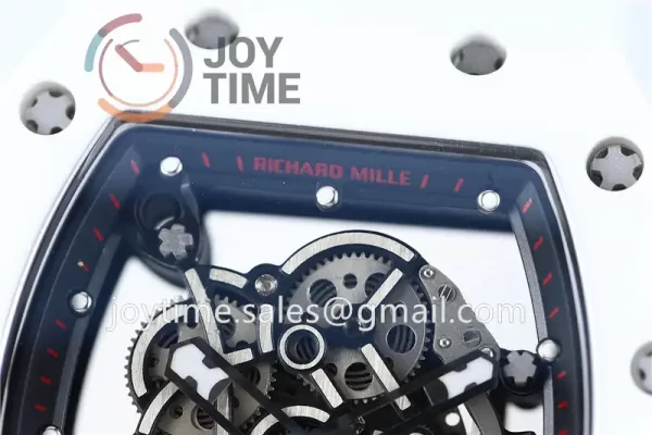 Richard Mille RM055 KVF 1:1 Best Edition Ceramic Case Rubber Strap Miyota8215