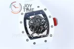 Richard Mille RM055 KVF 1:1 Best Edition Ceramic Case Rubber Strap Miyota8215