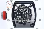 Richard Mille RM055 KVF 1:1 Best Edition Ceramic Case Rubber Strap Miyota8215