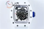 Richard Mille RM055 KVF 1:1 Best Edition Ceramic Case Rubber Strap Miyota8215