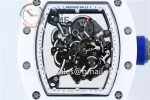 Richard Mille RM055 KVF 1:1 Best Edition Ceramic Case Rubber Strap Miyota8215