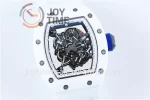 Richard Mille RM055 KVF 1:1 Best Edition Ceramic Case Rubber Strap Miyota8215