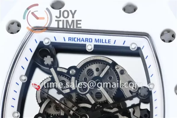 Richard Mille RM055 KVF 1:1 Best Edition Ceramic Case Rubber Strap Miyota8215