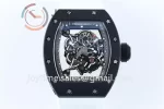 Richard Mille RM055 KVF 1:1 Best Edition Ceramic Case Rubber Strap Miyota8215