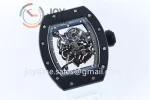 Richard Mille RM055 KVF 1:1 Best Edition Ceramic Case Rubber Strap Miyota8215