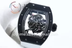 Richard Mille RM055 KVF 1:1 Best Edition Ceramic Case Rubber Strap Miyota8215