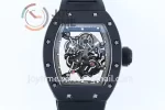 Richard Mille RM055 KVF 1:1 Best Edition Ceramic Case Rubber Strap Miyota8215