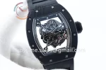 Richard Mille RM055 KVF 1:1 Best Edition Ceramic Case Rubber Strap Miyota8215