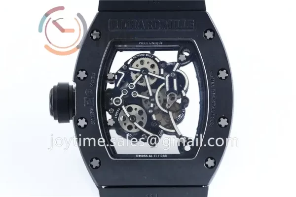 Richard Mille RM055 KVF 1:1 Best Edition Ceramic Case Rubber Strap Miyota8215