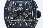 Richard Mille RM011 KVF 1:1 Best Edition Ceramic Case Rubber Strap A7750