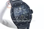 Richard Mille RM011 KVF 1:1 Best Edition Ceramic Case Rubber Strap A7750