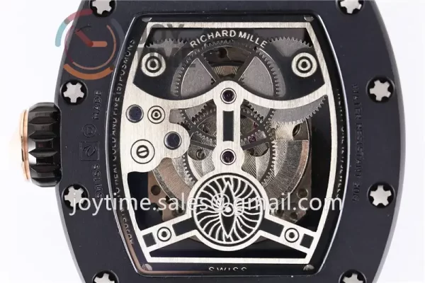 Richard Mille RM023 KVF 1:1 Best Edition Ceramic Case Rubber Strap Miyota8215