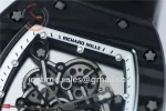 Richard Mille RM055 KVF 1:1 Best Edition Carbon/Titanium Case Rubber Strap Miyota8215