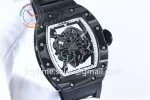 Richard Mille RM055 KVF 1:1 Best Edition Carbon/Titanium Case Rubber Strap Miyota8215