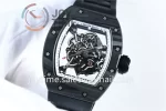 Richard Mille RM055 KVF 1:1 Best Edition Carbon/Titanium Case Rubber Strap Miyota8215