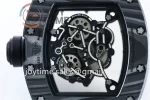 Richard Mille RM055 KVF 1:1 Best Edition Carbon/Titanium Case Rubber Strap Miyota8215