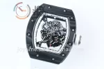 Richard Mille RM055 KVF 1:1 Best Edition Carbon/Titanium Case Rubber Strap Miyota8215