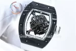 Richard Mille RM055 KVF 1:1 Best Edition Carbon/Titanium Case Rubber Strap Miyota8215