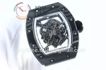 Richard Mille RM055 KVF 1:1 Best Edition Carbon/Titanium Case Rubber Strap Miyota8215