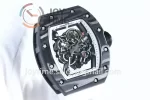 Richard Mille RM055 KVF 1:1 Best Edition Carbon/Titanium Case Rubber Strap Miyota8215