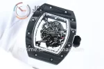 Richard Mille RM055 KVF 1:1 Best Edition Carbon/Titanium Case Rubber Strap Miyota8215