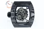 Richard Mille RM055 KVF 1:1 Best Edition Carbon/Titanium Case Rubber Strap Miyota8215