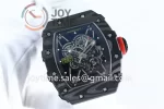 Richard Mille RM035 KVF 1:1 Best Edition Carbon Case Rubber Strap Miyota8215