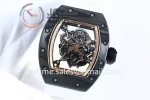 Richard Mille RM055 KVF 1:1 Best Edition Carbon Case Rubber Strap Miyota8215