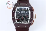 Richard Mille RM011 KVF 1:1 Best Edition Ceramic Case Rubber Strap A7750