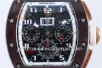 Richard Mille RM011 KVF 1:1 Best Edition Ceramic Case Rubber Strap A7750