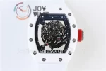 Richard Mille RM055 KVF 1:1 Best Edition Ceramic Case Rubber Strap Miyota8215