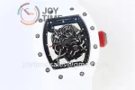 Richard Mille RM055 KVF 1:1 Best Edition Ceramic Case Rubber Strap Miyota8215