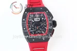 Richard Mille RM011 KVF 1:1 Best Edition Carbon Case Rubber Strap A7750