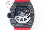 Richard Mille RM011 KVF 1:1 Best Edition Carbon Case Rubber Strap A7750