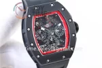 Richard Mille RM011 KVF 1:1 Best Edition Ceramic Case Rubber Strap A7750